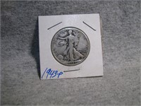1943-P Silver Walking Liberty half dollar