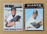 1970 & 1971 Topps Willie McCovey Mid & Low Grade