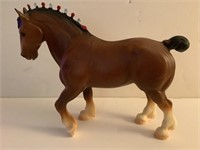 Vintage Breyer Clydesdale Horse, 8.5in X 11in Long