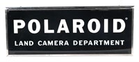 Polaroid Land Camera Department Dealer Sign
