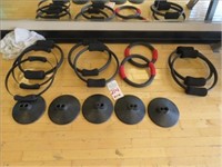 LOT, PILATES TONING RINGS W/CUSHIONED GRIPS