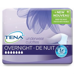Tena Overnight Incontinence Underwear, Small 13.0