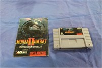 SNES Mortal Combat 2 w/Manual