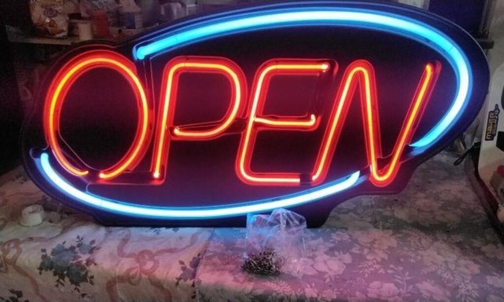 Fallon Neon Open Sign