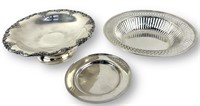 (3) Sterling Silver Dishes