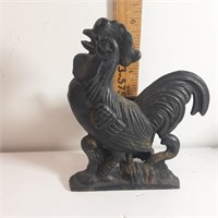 rooster cast iron napkin holder