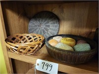 Bread Basket, Sewing Basket, Tatting Thread
