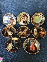 Knowles Collector Plates Norman Rockwell Lot of 8