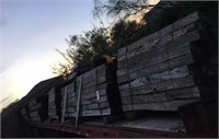 PALLETS OF TIMBER AND RAIL ROAD TIES