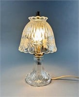 German Cut Crystal Table Lamp