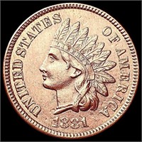 1881 RED Indian Head Cent GEM BU