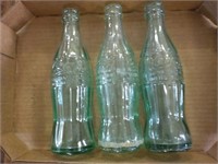 3 Wilkes-Barre Coca-Cola bottles
