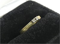 Ring - Siffari 14K Gold & Diamonds, Size 5.5