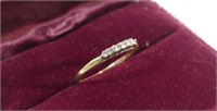 Ring - 10K Gold - Diamond, Size 5.25