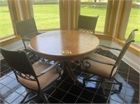Round dinette set w/ 4 chairs - NO SHIPPING
