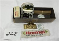Box vintage Hormel collectibles