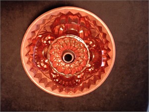 4" - 9" Copper Luster Jelly Molds.