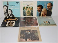 lot seven Peter Paul and Mary record albums