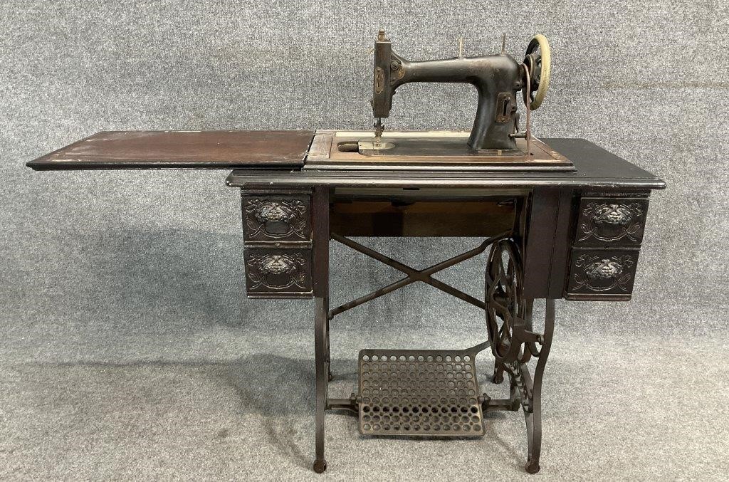 Antique Bruce Sewing Machine Cabinet