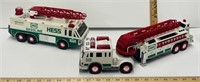 2 Vintage Hess Gasoline Firetruck Toys