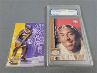Two Kobe Bryant Cards - One Slabbed And Graded