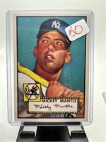 REPLICA MICKEY MANTLE ROOKIE BASEBALL CARD