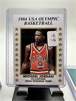1984 MICHAEL JORDAN BASKETBALL CARD