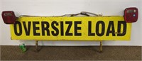 Oversize Load vehicle sign w/ lights - untested