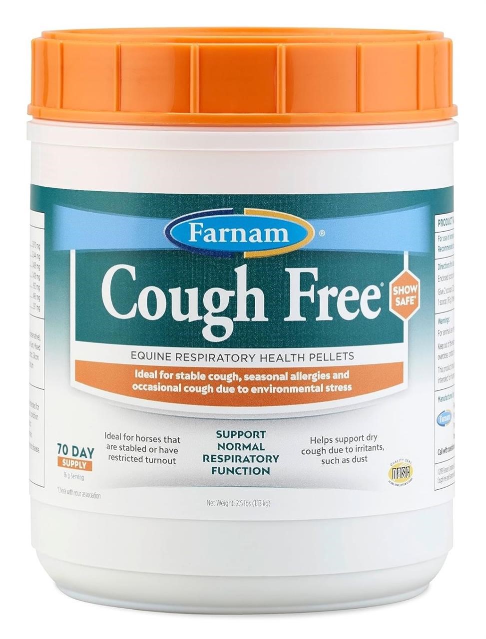 Farnam Cough Free Horse Cough Supplement Pellets