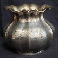 Buccellati sterling silver "Villa Palladio" vase