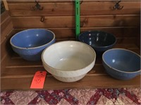 Stoneware bowls with some damage