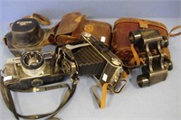 Two vintage cameras