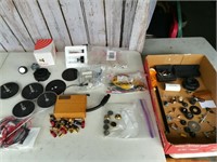 Flat of Audio Parts Turntables, Reel to Reel, More