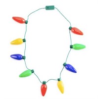 Men's Christmas Lights Necklace