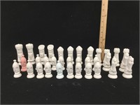 Ceramic Greenware Chess Set
