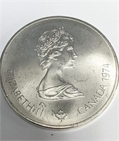 Silver $5 24G Canada Olymoia  Coin