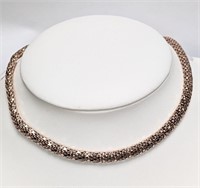 $180 Silver 17.62G 17" Necklace