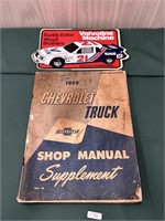 1959 Chevrolet Truck Manual/Vavoline Sticker