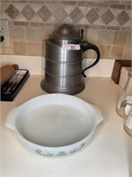 vtg Casserole & ice bucket