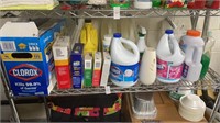 Shelf lot - variety of cleaning products