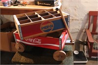 Pepsi Crate and Coca Cola Wagon