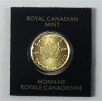2020 Canada Gold Maple Leaf 1 Gram .9999 Fine