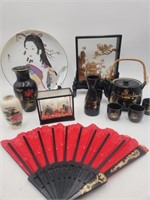 Estate Japanese Decor & Collectibles, Geisha
