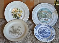Lot Of Assorted Decorative Wall Plates
