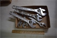 Flat of Adjustable Wrenches