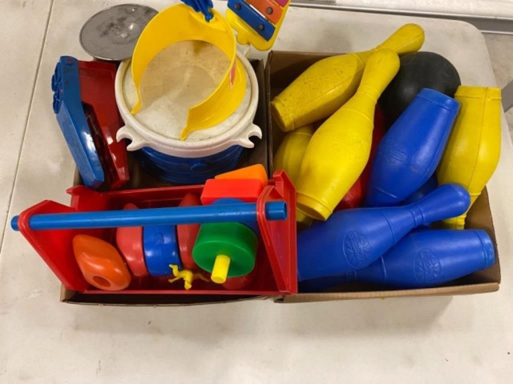 Vintage Kids plastic toys