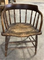Old Railroad Conductor’s Chair