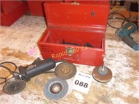 Jobmate Angle Grinder in Toolbox
