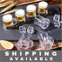 Mini Beer Mugs,Shot Glasses with Handles (30pcs)