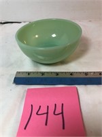 Green Fire King bowl, 5"